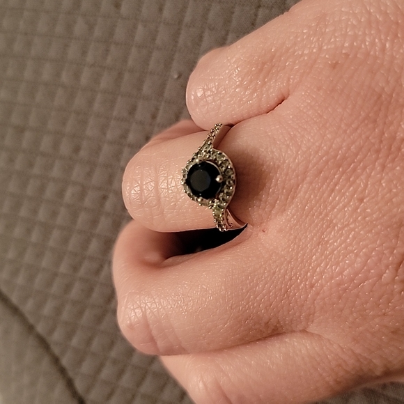 Dark Blue Sapphire Ring - Picture 9 of 9